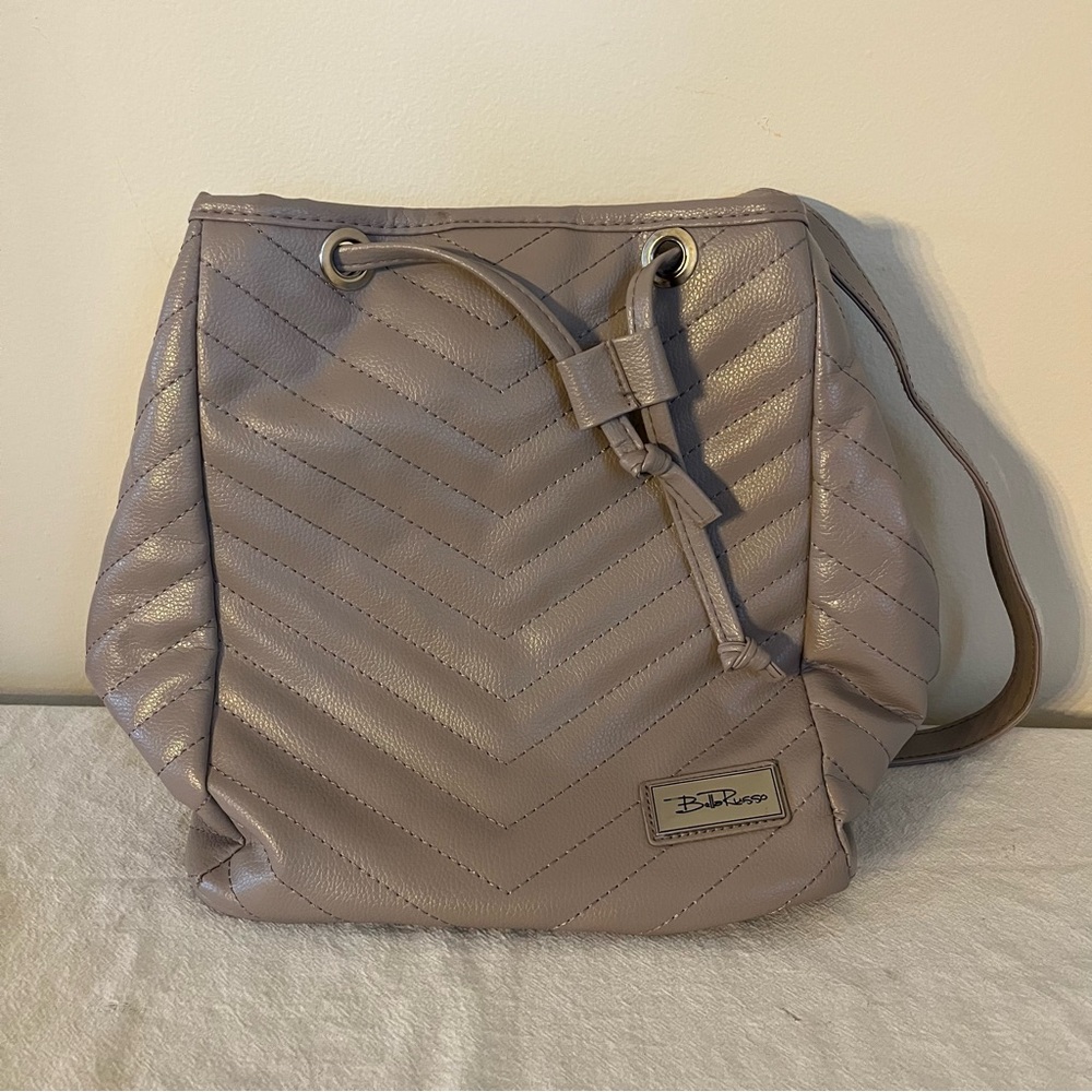 Bella Russo backpack bucket purse